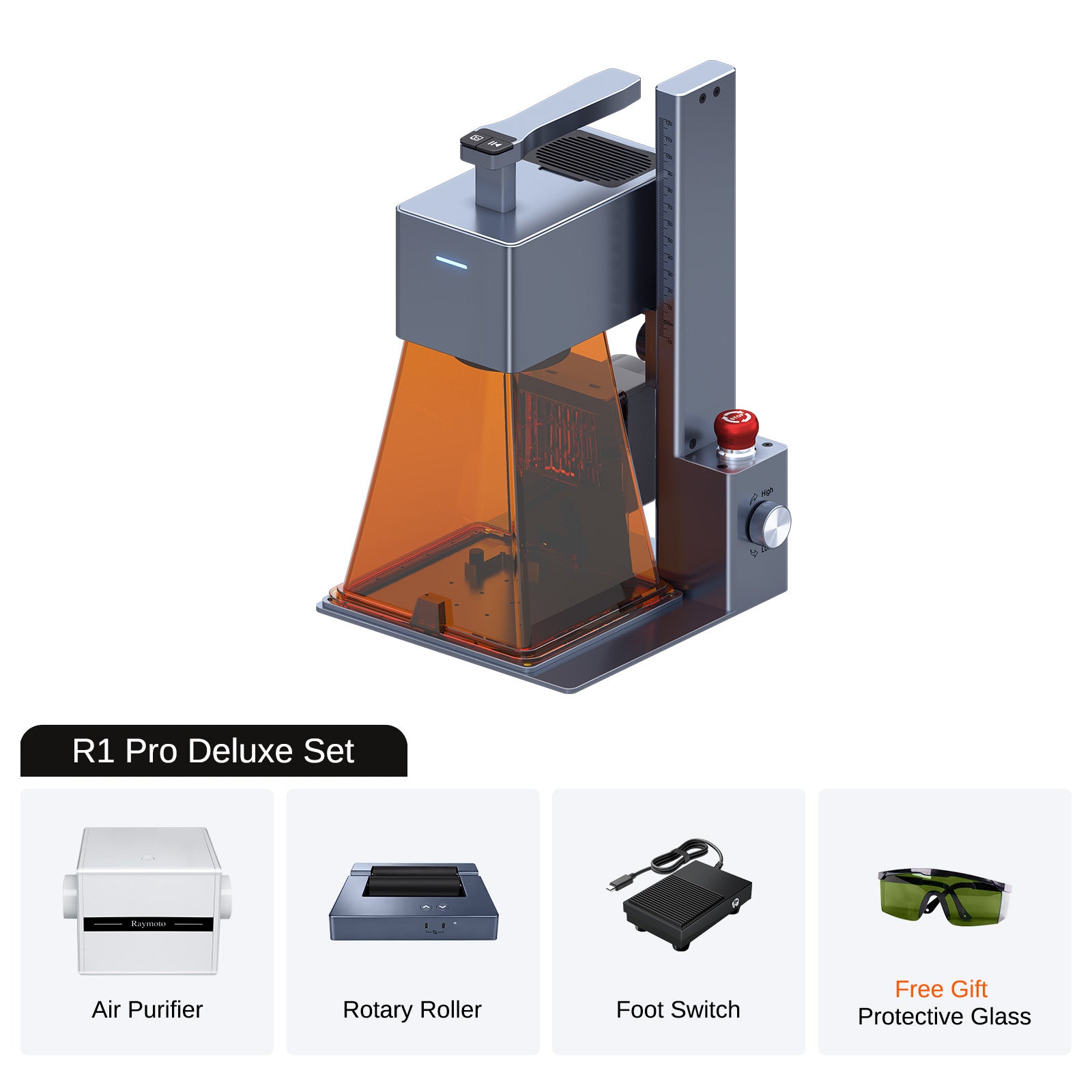 Portable Handheld Laser Engraving Machine Raymoto R1/R1 PRO (10W