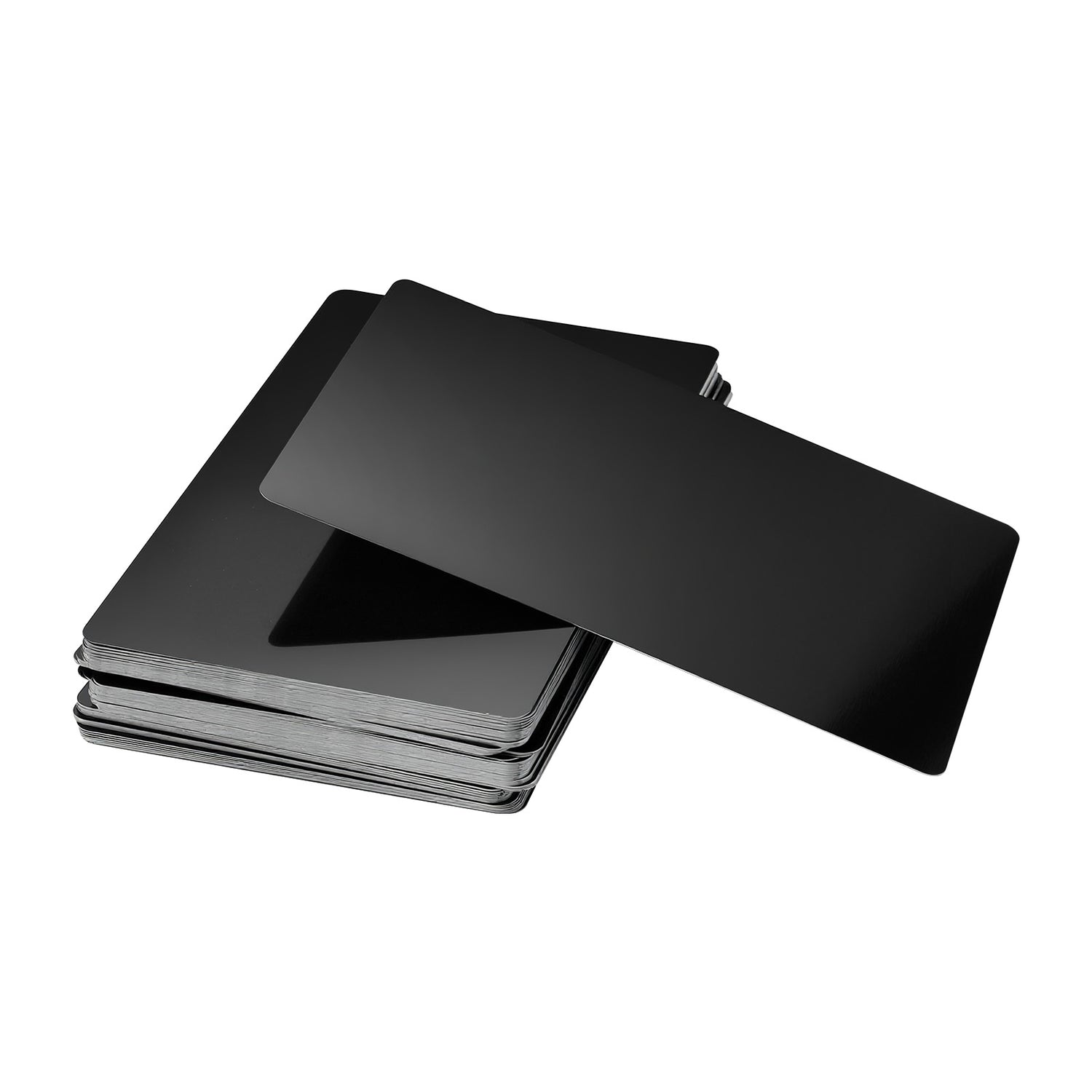 Aluminum metal business cards