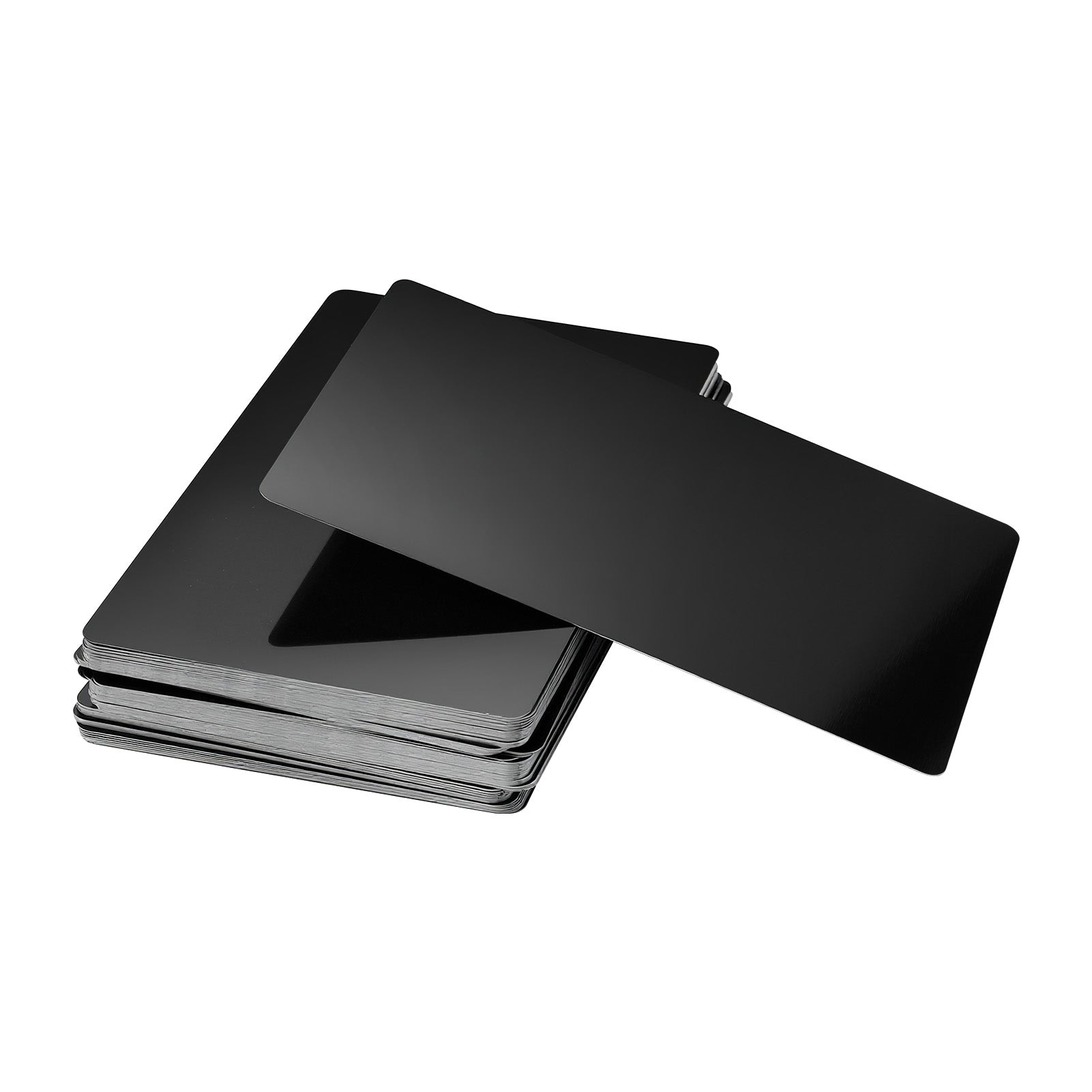Aluminum metal business cards