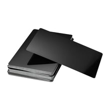 Aluminum metal business cards