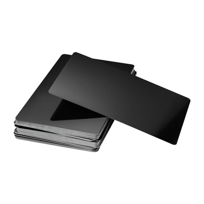 Aluminum metal business cards
