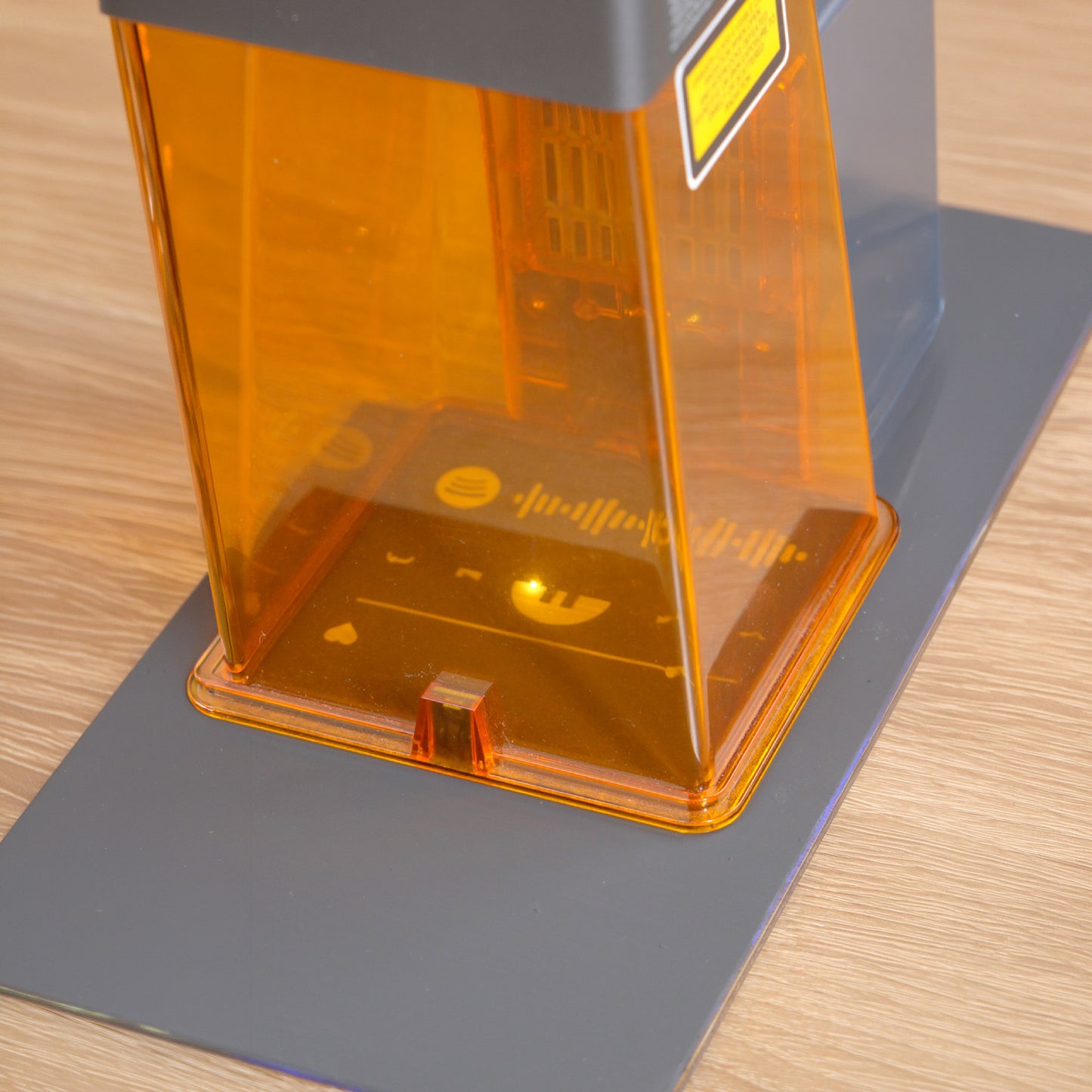 Black gouache pigment for Laser Engraving Glass & Transparent Materials