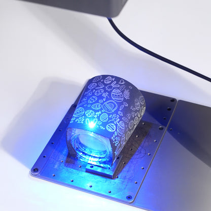 Black gouache pigment for Laser Engraving Glass & Transparent Materials