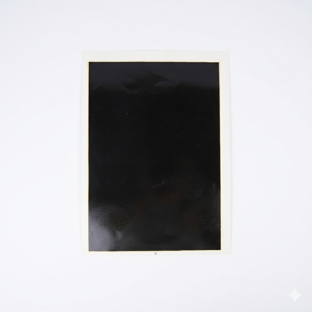Black marking paper for laser engraving