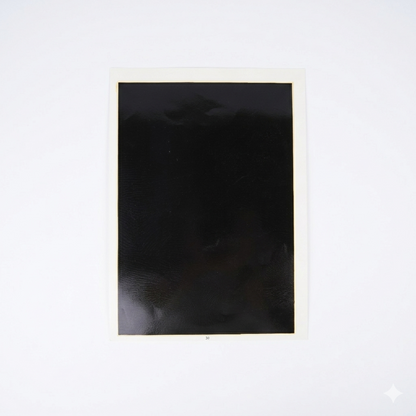 Black marking paper for laser engraving